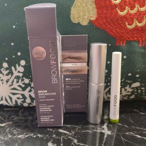 NWB Browfood Enhancing Duo: Phyto-Medic Eyebrow Enhancer & Makeup Eraser Pen